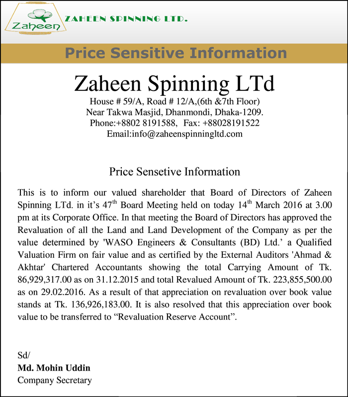 Zaheen-Spinning-Limited